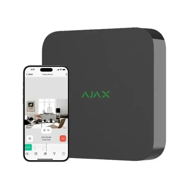 Сетевой видеорегистратор Ajax NVR HDC (16-ch) 16-канальный Black - Фото 3 Сетевой видеорегистратор Ajax NVR HDC (16-ch) 16-канальный Black - изображение 3