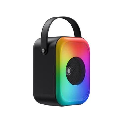 Колонка портативна Havit HV-SQ128BT, Black, 5 Вт, Bluetooth, AUX, micro-USB, USB, FM, TWS, TF, RGB, MIC IN, 1500 mA, час роботи до 5 год, дальність дії до 10 м - изображение 4