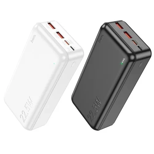 Павербанк Power Bank HOCO J101B Astute 30000 mAh 22.5W PD20W Black портативний акумулятор зі швидкою зарядкою та LED-дисплеєм - Фото 3 Павербанк Power Bank HOCO J101B Astute 30000 mAh 22.5W PD20W Black портативний акумулятор зі швидкою зарядкою та LED-дисплеєм - зображення 3