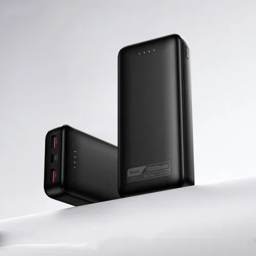 Павербанк Power Bank HOCO DB130 Tridentis 20000 mAh PD30W Black портативный аккумулятор с быстрой зарядкой USB-C - Фото 5 Павербанк Power Bank HOCO DB130 Tridentis 20000 mAh PD30W Black портативный аккумулятор с быстрой зарядкой USB-C - изображение 5