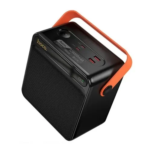 Павербанк Power Bank HOCO DB101A Zeus 120000 mAh 65W PD Black с цифровым дисплеем - изображение 4