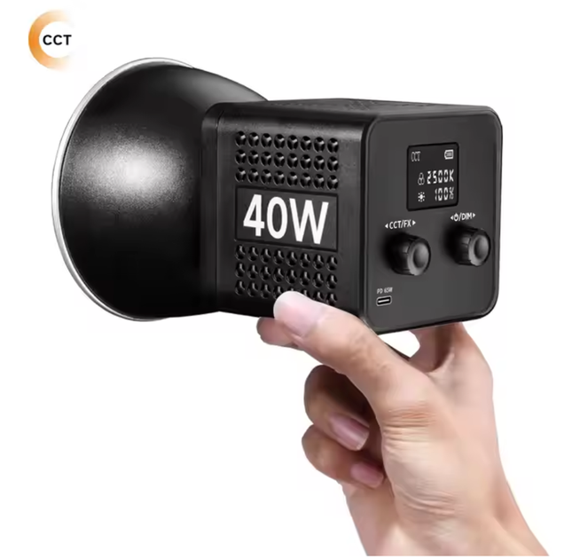 Постійне світло 40W, студійне світло з акумулятором та пультом P40C - зображення 5