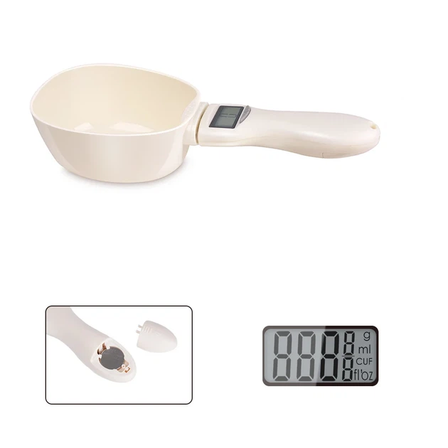 Электронная мерная ложка с весами UChef DSS-02 для взвешивания 800 г пластиковая белая - Фото 8 Электронная мерная ложка с весами UChef DSS-02 для взвешивания 800 г пластиковая белая - изображение 8