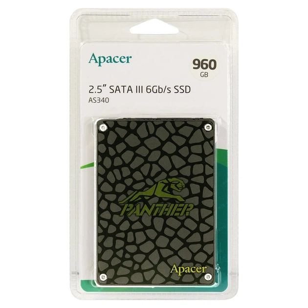 Накопичувач SSD Apacer AS340 960 GB 2.5" 7 мм SATAIII Standard (KST-AP960GAS340G-1) - изображение 7