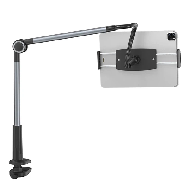 Настольный держатель для телефона и планшета Baseus Otaku Life Rotary Adjustment Lazy Holder Pro Gray (LUZQ000013) до - Фото 3 Настольный держатель для телефона и планшета Baseus Otaku Life Rotary Adjustment Lazy Holder Pro Gray (LUZQ000013) до - изображение 3