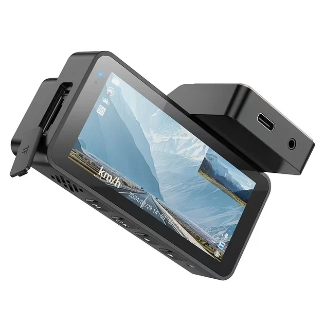 Автомобильный видеорегистратор HOCO DV12 2K GPS с задней камерой и Wi-Fi, автомобильная двухкамерная камера 3.69 - изображение 3