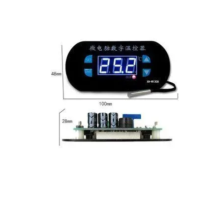 Терморегулятор цифровой XTWH-W1308 DC220V (-55...+120) - зображення 2