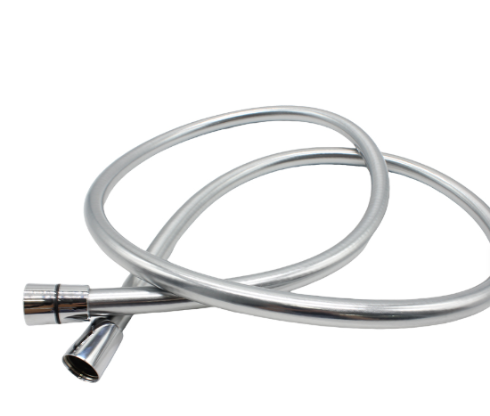 Шланг для душа/биде силиконовый KOER KB-0804-125-01 CHROME 125 см цвет серебристый (KR5667) - Фото 3 Шланг для душа/биде силиконовый KOER KB-0804-125-01 CHROME 125 см цвет серебристый (KR5667) - изображение 3