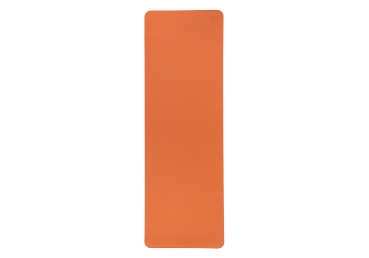 Килимок для йоги Bodhi Lotus Pro 183x60x0.6 см помаранчевий/антрацитовий - зображення 2