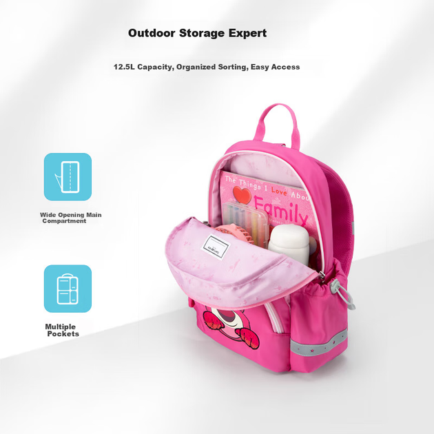 Рюкзак Samsonite TU7 дитячий для дівчаток 1-2 класу антибактеріальний легкий - зображення 3