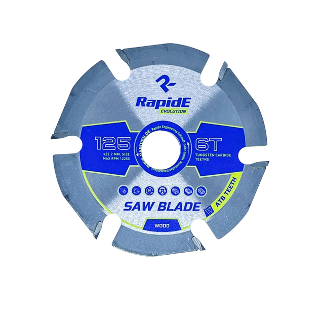 Дисковая пила Basic Series по дереву 125*22.23*6T (NEW) - Фото 1 Дисковая пила Basic Series по дереву 125*22.23*6T (NEW) - изображение 1