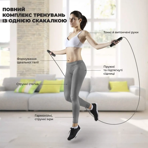 Скакалка швидкісна PowerPlay 4212 X ROPE з обтяжувачами Чорно/Темно синя (120г*2) 3м. (PP_PP_4212_Navy) - Фото 3 Скакалка швидкісна PowerPlay 4212 X ROPE з обтяжувачами Чорно/Темно синя (120г*2) 3м. (PP_PP_4212_Navy) - изображение 3
