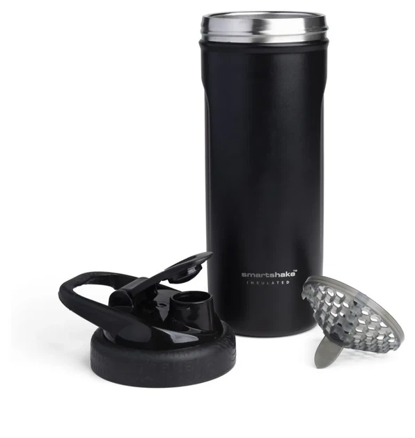Шейкер спортивний SmartShake металевий Insulated Steel 750ml Black (PP_11152001) - изображение 3