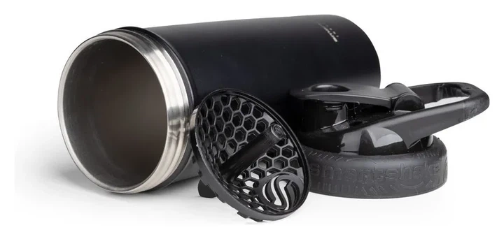 Шейкер спортивний SmartShake металевий Insulated Steel 750ml Black (PP_11152001) - изображение 5