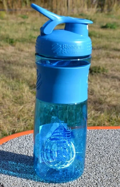 Шейкер спортивний (пляшка) BlenderBottle SportMixer Flip 28oz/820ml Cyan (PP_SM 28oz Cyan) - изображение 6