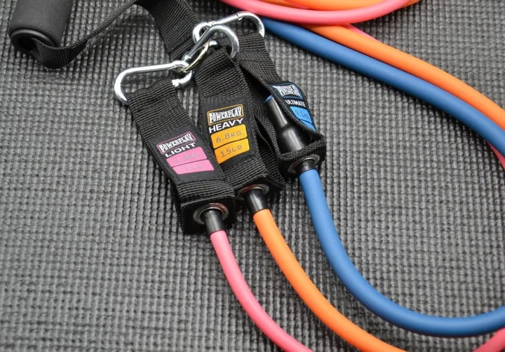 Набір трубчастих еспандерів PowerPlay PP-4101 Expander Tube Set 3шт. (До 18,2 кг.) (PP_PP-4101_3set) - Фото 8 Набір трубчастих еспандерів PowerPlay PP-4101 Expander Tube Set 3шт. (До 18,2 кг.) (PP_PP-4101_3set) - зображення 8