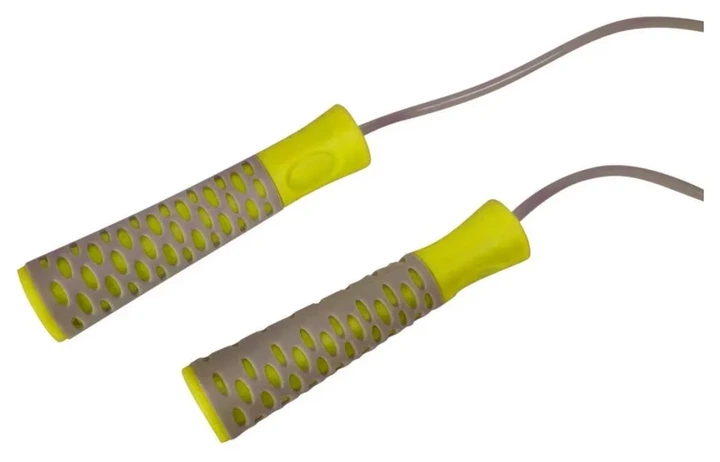 Скакалка PowerPlay 4206 Jump Rope PRO+ Сіро-жовта (2,75m.) (PP_PP_4206_Grey/Yellow) - Фото 4 Скакалка PowerPlay 4206 Jump Rope PRO+ Сіро-жовта (2,75m.) (PP_PP_4206_Grey/Yellow) - изображение 4