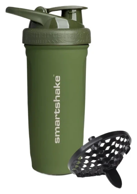 Шейкер спортивний SmartShake металевий Reforce Stainless Steel 30oz/900ml Army Green (PP_11153001) - Фото 1 Шейкер спортивний SmartShake металевий Reforce Stainless Steel 30oz/900ml Army Green (PP_11153001) - изображение 1