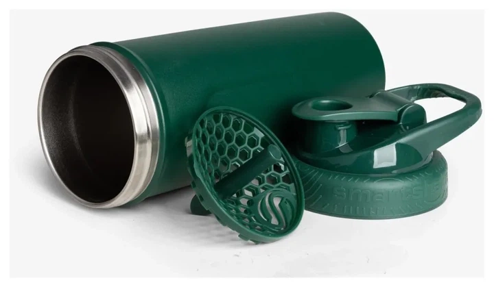 Шейкер спортивний SmartShake металевий Insulated Steel 750ml Racing green (PP_11157101) - Фото 2 Шейкер спортивний SmartShake металевий Insulated Steel 750ml Racing green (PP_11157101) - изображение 2