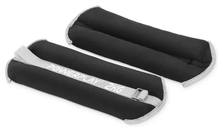 Манжети для ніг та рук PowerPlay PP-4349 Ankle/Wrist Weights (2шт.*2 kg) (пара) Чорні (PP_PP_4349_Black_2) - изображение 3