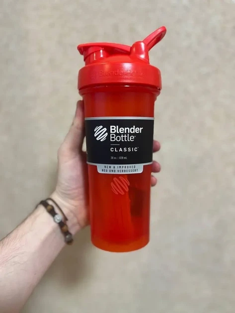 Шейкер спортивний BlenderBottle Classic Loop PRO 28oz/820ml Red (500482) (PP_Loop_Pro_28oz_Red) - Фото 4 Шейкер спортивний BlenderBottle Classic Loop PRO 28oz/820ml Red (500482) (PP_Loop_Pro_28oz_Red) - изображение 4