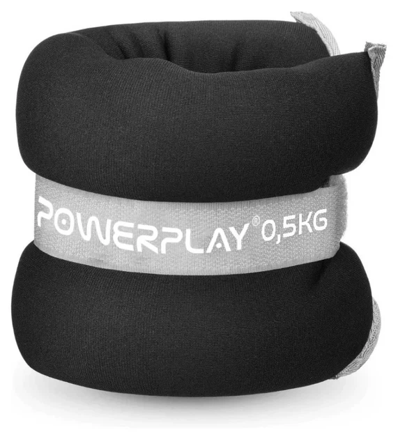 Манжети для ніг та рук PowerPlay PP-4349 Ankle/Wrist Weights (2шт.*0.5 kg) (пара) Чорні (PP_PP_4349_Black_0.5) - Фото 4 Манжети для ніг та рук PowerPlay PP-4349 Ankle/Wrist Weights (2шт.*0.5 kg) (пара) Чорні (PP_PP_4349_Black_0.5) - изображение 4