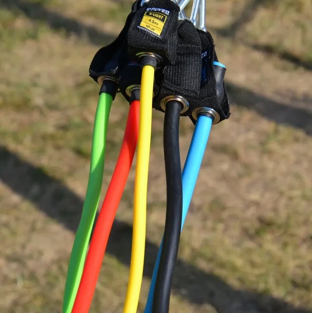 Набір трубчастих еспандерів Power System PS-4099 Total Expander Set 5шт. (До 55 кг.) (PP_4099MX-0) - зображення 4
