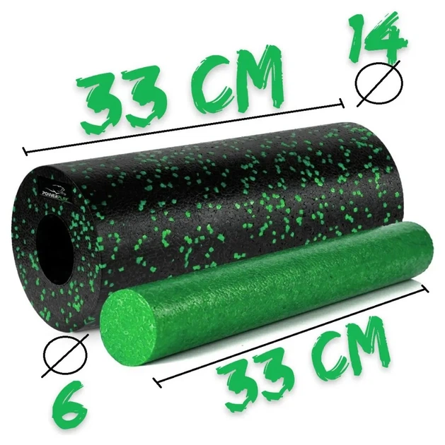 Массажний ролик (ролер) гладкий PowerPlay PP-4348 2 in 1 EPP Foam Roller Чорно/Зелений (33x14см.) (PP_PP_4348_Green_(33*14)) - Фото 10 Массажний ролик (ролер) гладкий PowerPlay PP-4348 2 in 1 EPP Foam Roller Чорно/Зелений (33x14см.) (PP_PP_4348_Green_(33*14)) - изображение 10