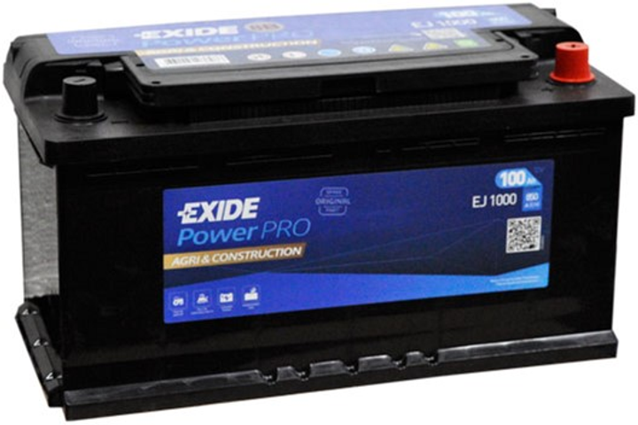 Автомобильный аккумулятор Exide Power Pro Agri 6СТ-100 (EJ1000) 100 Ач ...