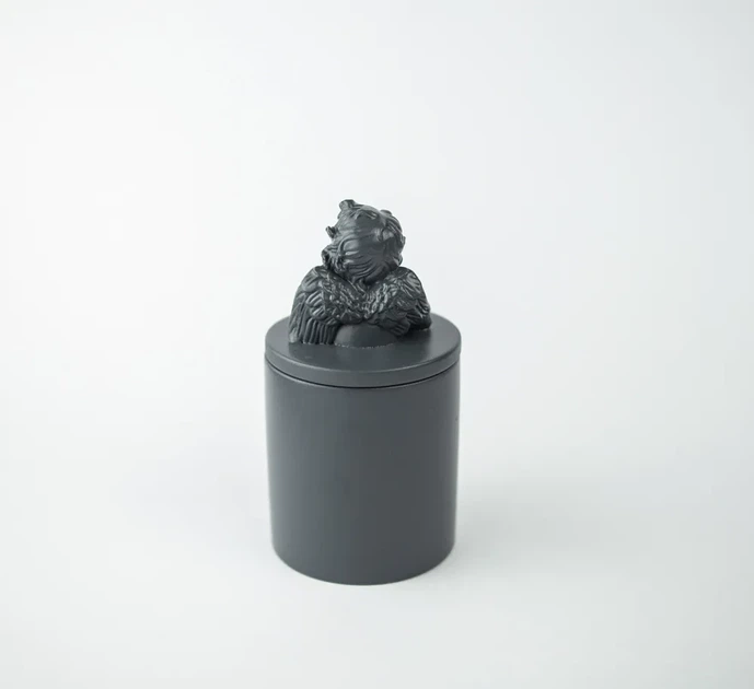 Аромасвічка CUPID SANTAL GRAFITE 100% WOOD WAX 165g 35h Гранд Презент NAC 1034GF - изображение 5