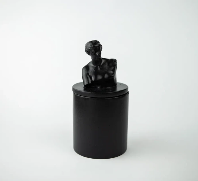 Аромасвічка VENUS CHERRY BLOSSOM BLACK 100% WOOD WAX 165g 35h Гранд Презент NAC 1016BL - зображення 3