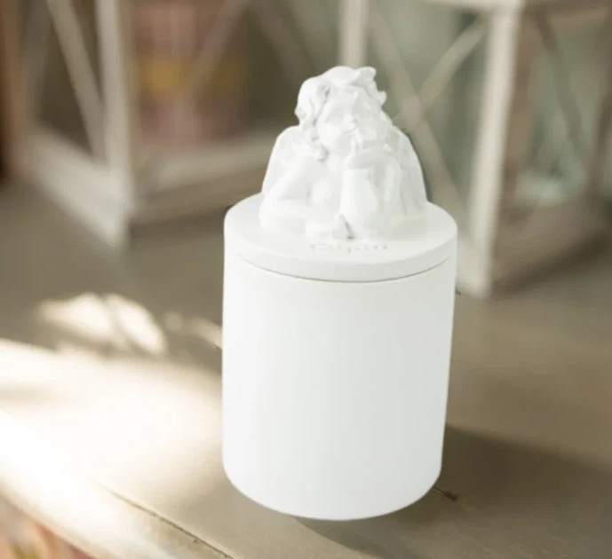 Аромасвічка CUPID SANTAL WHITE 100% WOOD WAX 165g 35h Гранд Презент NAC 1035W - зображення 6