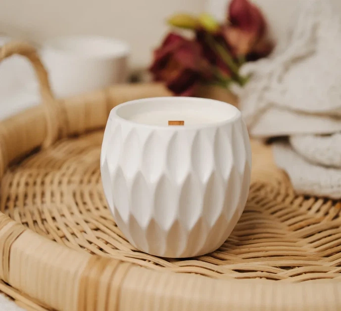 Аромасвічка RELAX KAKI WHITE 100% WOOD WAX 240g 50h Гранд Презент NAC 1096 - Фото 2 Аромасвічка RELAX KAKI WHITE 100% WOOD WAX 240g 50h Гранд Презент NAC 1096 - зображення 2