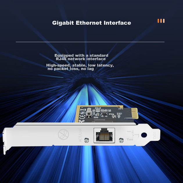 Мережева карта EB-LINK PCI-E гігабітна на 1 порт - зображення 7