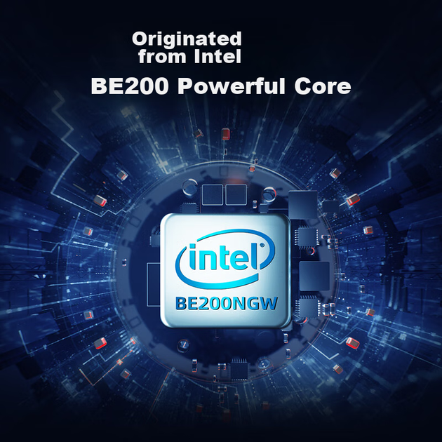 Сетевая карта EDUP EP-BE9715GS Pro Wi-Fi 7 BE200 PCIe с Bluetooth 5.4 - изображение 8