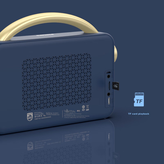 Магнитола PHILIPS TAR2768 портативная аккумуляторная с радио и Bluetooth, черная - изображение 9