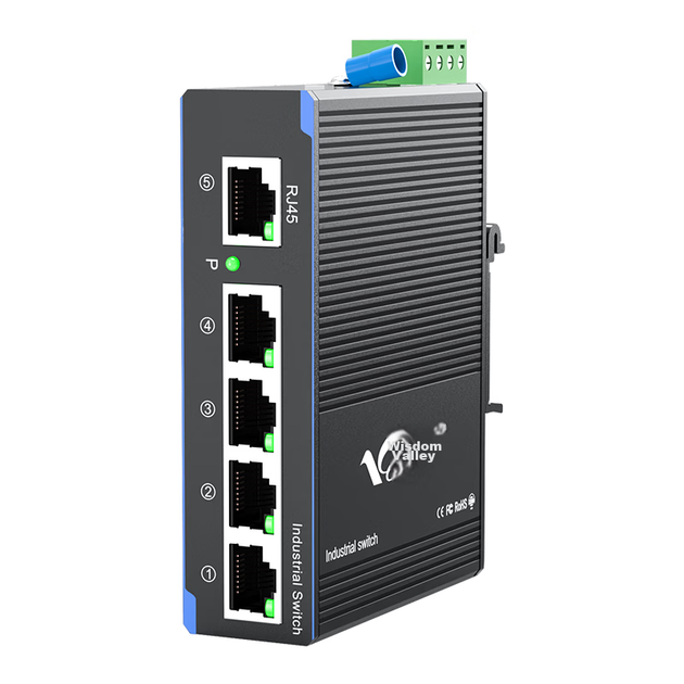 Коммутатор промышленный Huigu HG800-FE005 на 5 портов 100 Мбит/с, на DIN-рейку - изображение 11