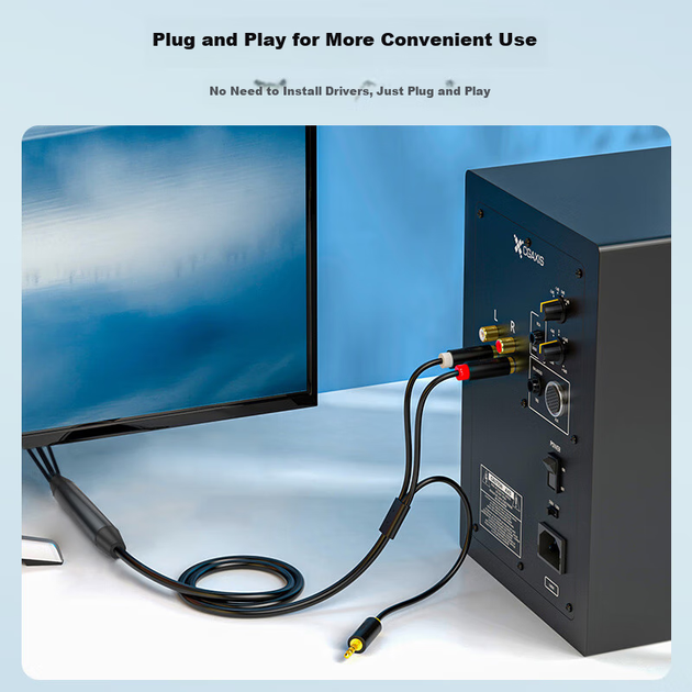 Аудиоконвертер Jinghua Z239E S/PDIF на RCA, 1.5 м - изображение 4