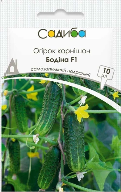 Огірок Бодіна F1 10 шт Садиба - Фото 1 Огірок Бодіна F1 10 шт Садиба - зображення 1