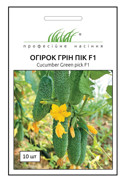 Огірок Грін Пік F1 United Genetics 10 шт - Фото 1 Огірок Грін Пік F1 United Genetics 10 шт - зображення 1