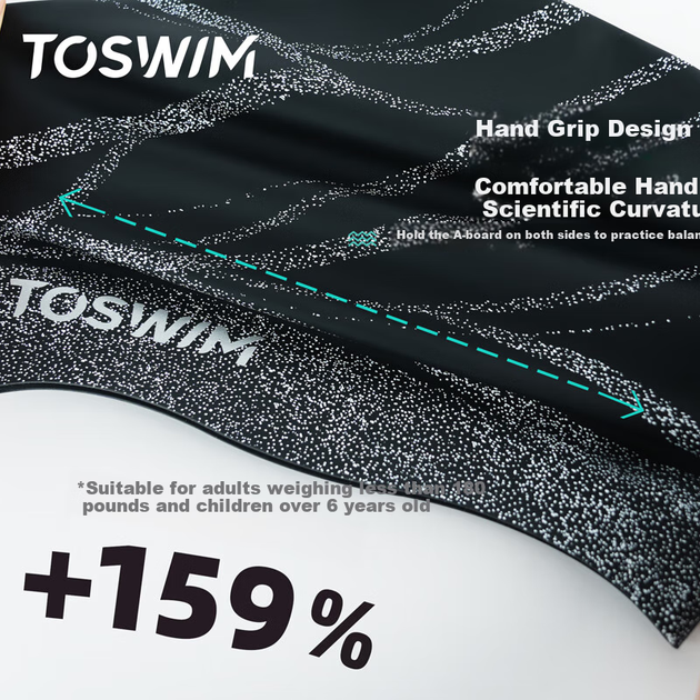 Шапочка для плавания TOSWIM силиконовая для длинных волос водонепроницаемая, Xinghe Muyu - изображение 7
