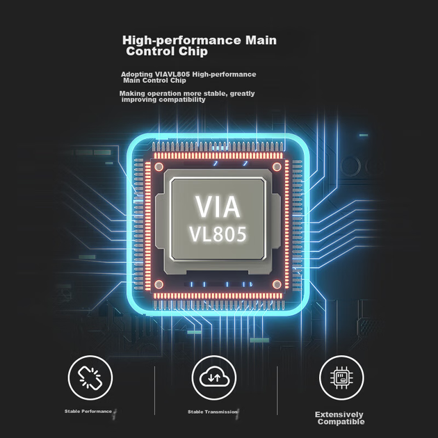 EB-LINK Настольная плата расширения PCIe-C на Type-C с двумя высокоскоростными интерфейсами для компьютеров в компактном корпусе, внутренний адаптер Type-C, независимая и не требующая питания. - изображение 6