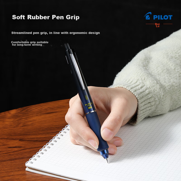 Карандаш механический PILOT Grip HDGAC-80R3 0.3 мм с ластиком, светло-розовый - изображение 7