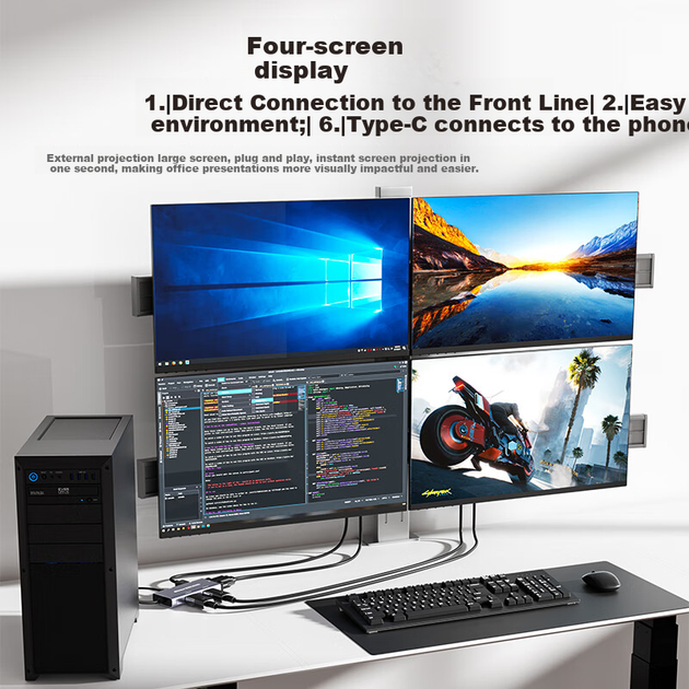 Конвертер Biaze ZH225 DisplayPort 4K 60 Гц - Фото 2 Конвертер Biaze ZH225 DisplayPort 4K 60 Гц - изображение 2