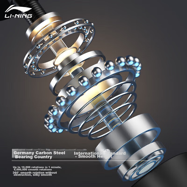 Скакалка Li-Ning беспроводная с утяжелением и счетчиком для взрослых - изображение 11