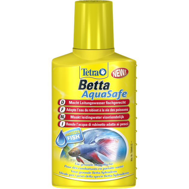 Кондиционер Tetra Betta Aqua Safe для подготовки водопроводной воды в пригодную для петушников 100 мл на 100 л - Фото 3 Кондиционер Tetra Betta Aqua Safe для подготовки водопроводной воды в пригодную для петушников 100 мл на 100 л - изображение 3