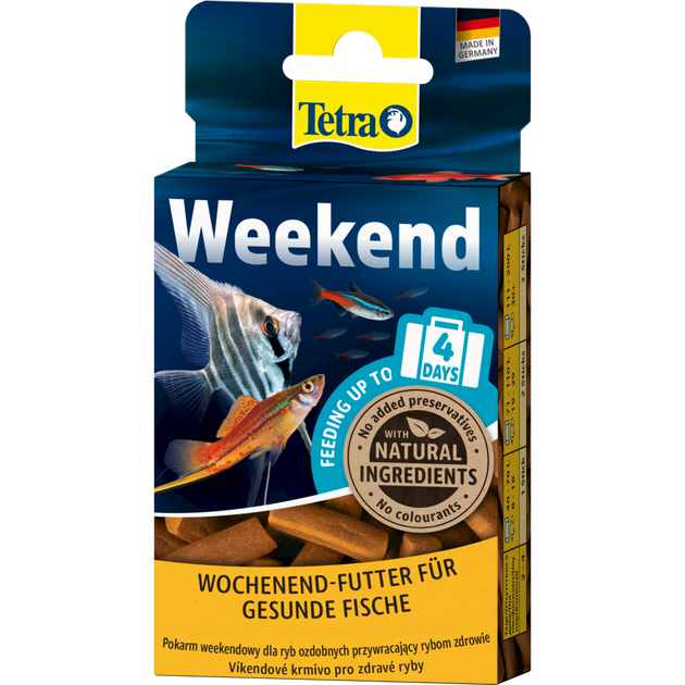 Корм Tetra Weekend для аквариумных рыбок на период длительного отсутствия палочки 20 шт - изображение 5