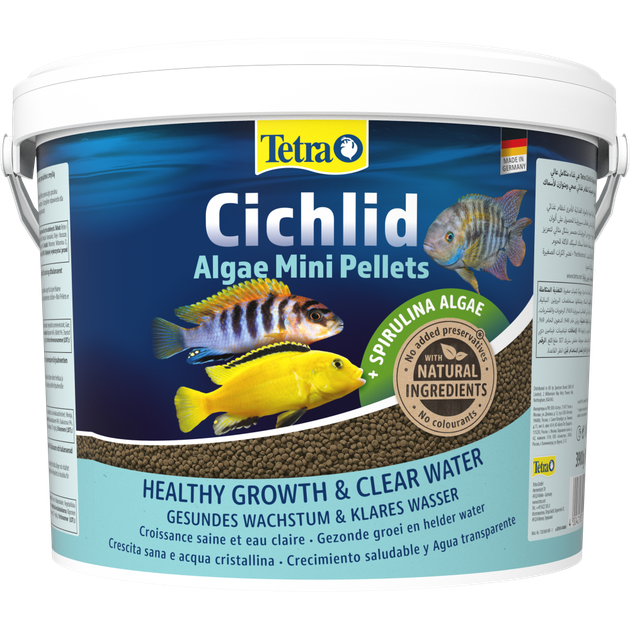Корм Tetra Cichlid Algae Mini для аквариумных циллид гранулы 10 л/3,9 кг - изображение 4
