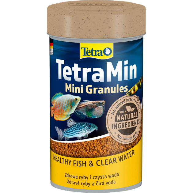 Корм сухой Tetra Min Mini Granules для аквариумных рыбок в гранулах 45 г - изображение 4