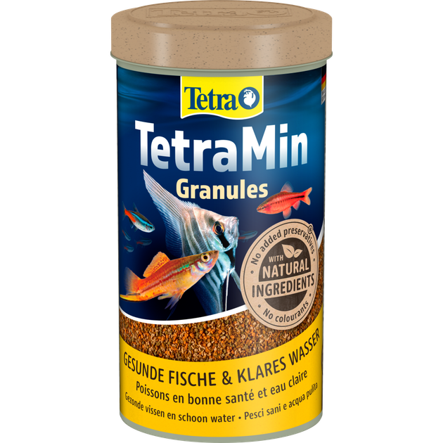 Корм Tetra Min Granules для акваріумних рибок гранули 200 г/ 500 мл - Фото 1 Корм Tetra Min Granules для акваріумних рибок гранули 200 г/ 500 мл - зображення 1